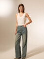 Pantalon Ralea Azul Grisaceo