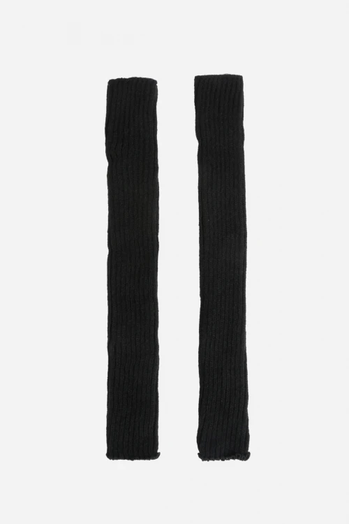 Medias calentadores rib negro