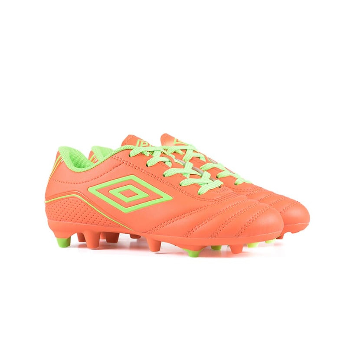 Championes Umbro de Fútbol Classico II de Niños - 20206073 - Naranja-verde 