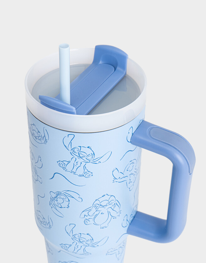 Artículos cocina Vaso Térmico "stitch Fluffly" - Azul Celeste