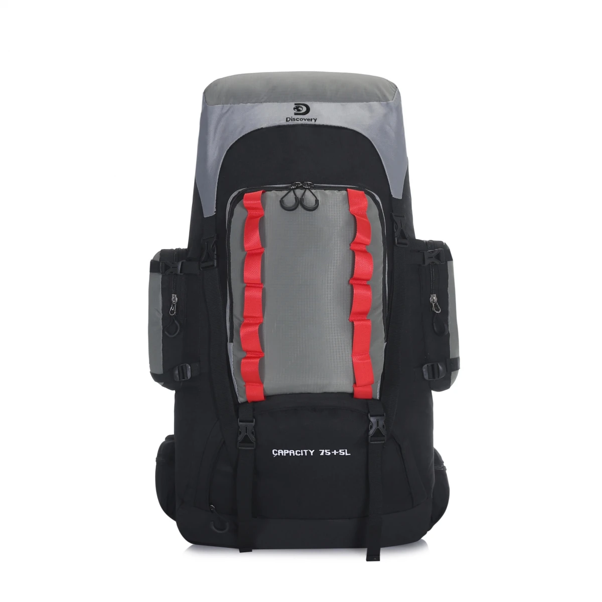 Mochila mochilera de trekking impermeable - Gris 