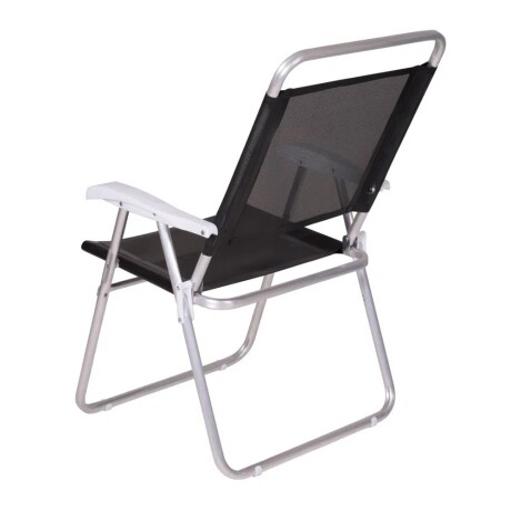 Reposera Alta Plegable en Aluminio Mor Master Plus Fashion Negro