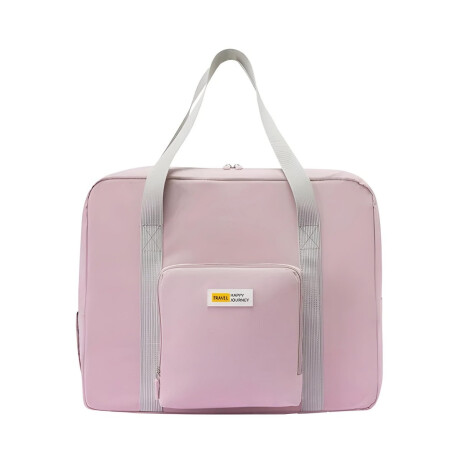 Bolso Plegable Para Viaje Con Bolsillo Rosado