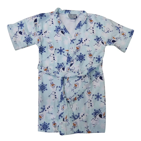 Bata de Baño Infantil Velour Frozen Talle P al G RIA 29