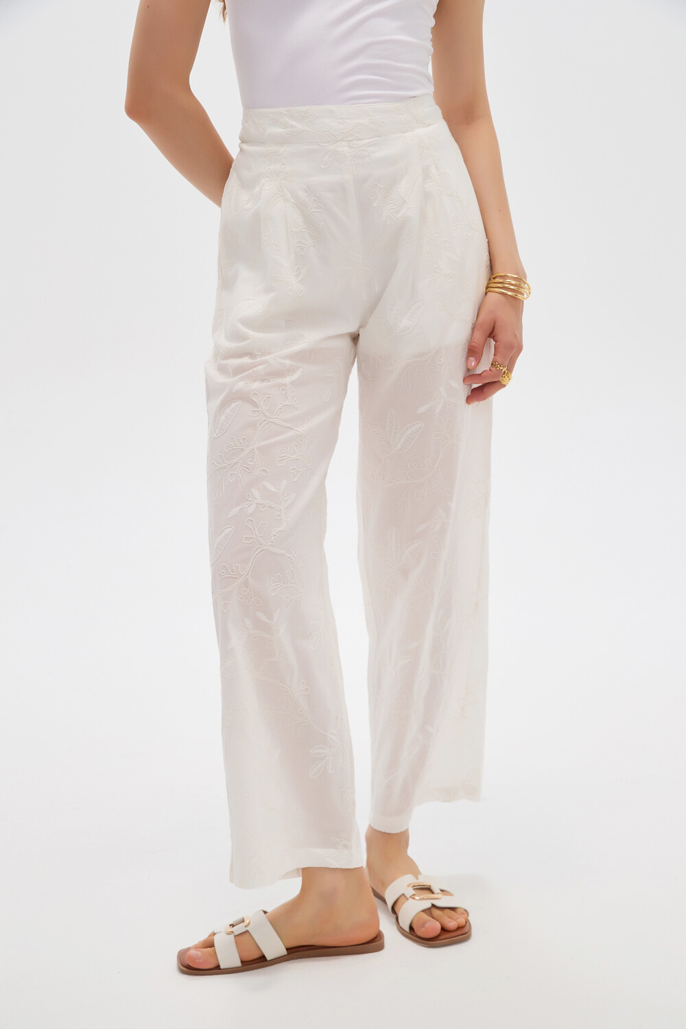 Pantalon Greon Marfil / Off White