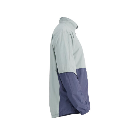 Campera New Balance GRAPHIC IMPACT RUN PACKABLE Grey & Indigo