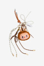 CHARM LLAVERO Marron