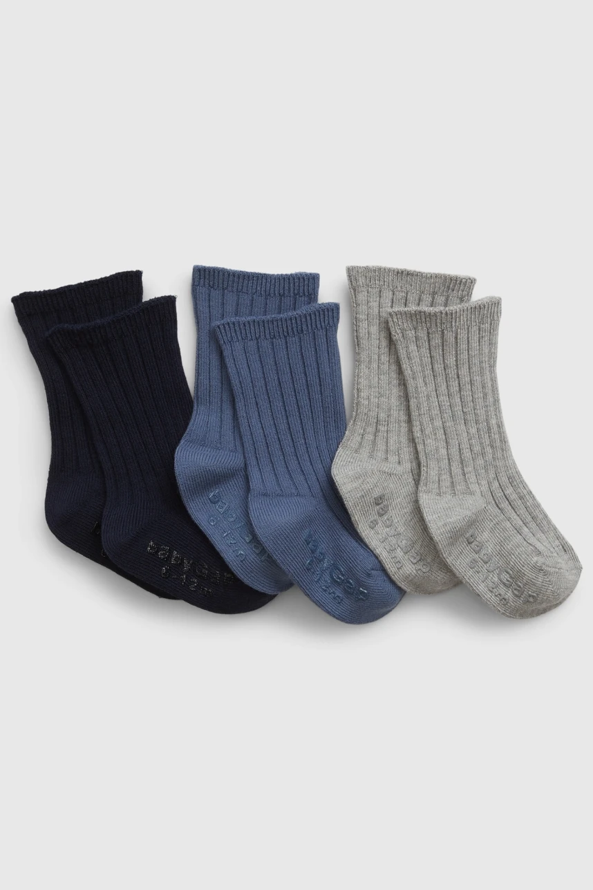 Medias Pack X3 Bebé Bainbridge Blue