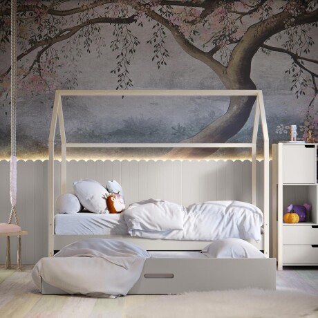 PANEL SMALL MDF GRIS FELICITAS KIDS