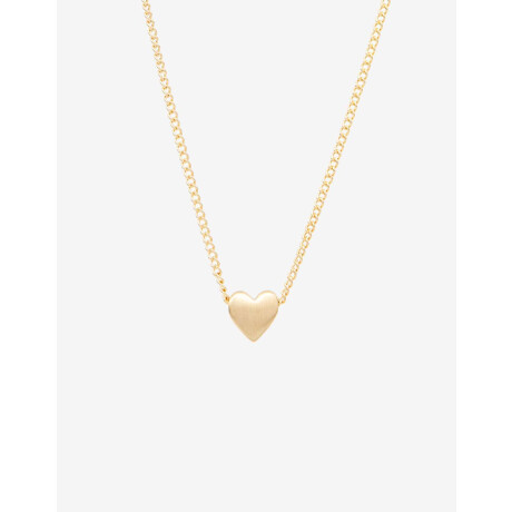 Cadena Con Corazón Dorado