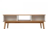 Mesa de Living Nordica Roble/Blanco