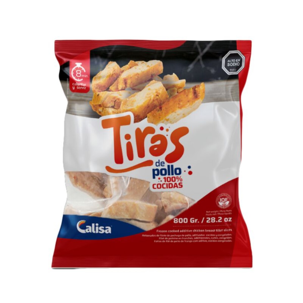 TIRAS DE POLLO CALISA 800GRS 