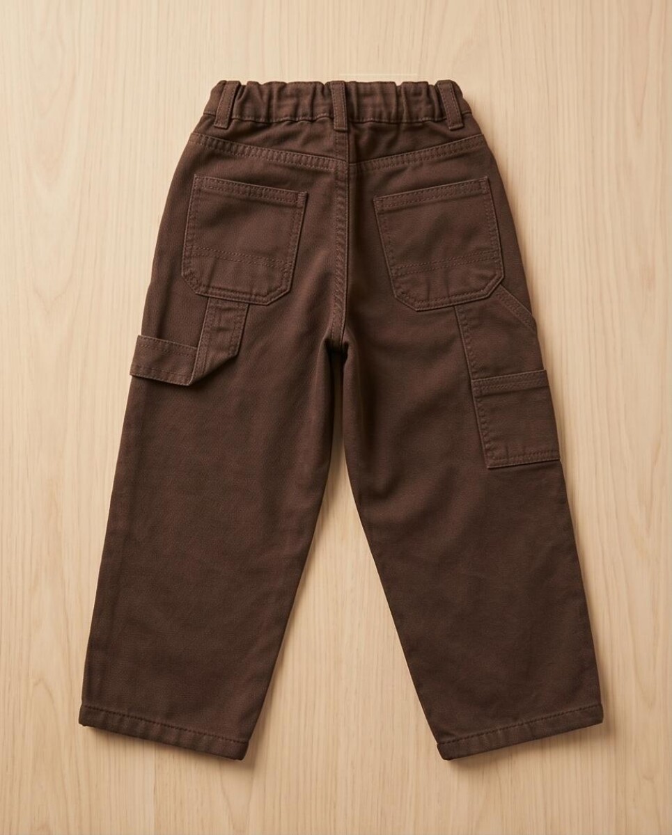 Pantalón carpintero marrón 