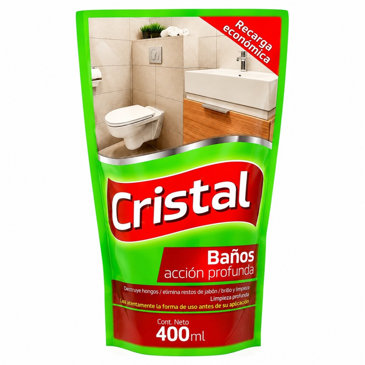 CRISTAL BAÑOS DOYPACK 400ML 