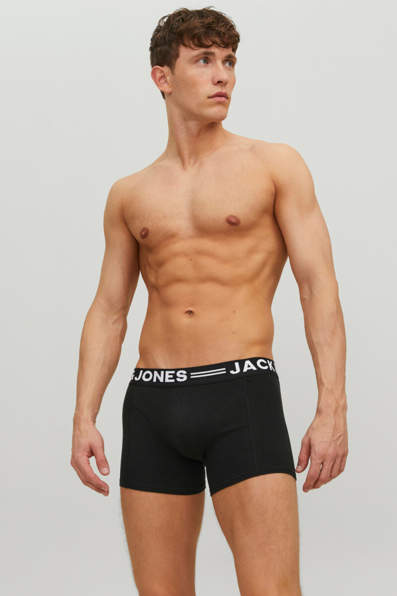 BOXERS 3 PACK SENSE Black