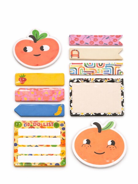 NOTAS ADHESIVAS SET NARANJA (V)