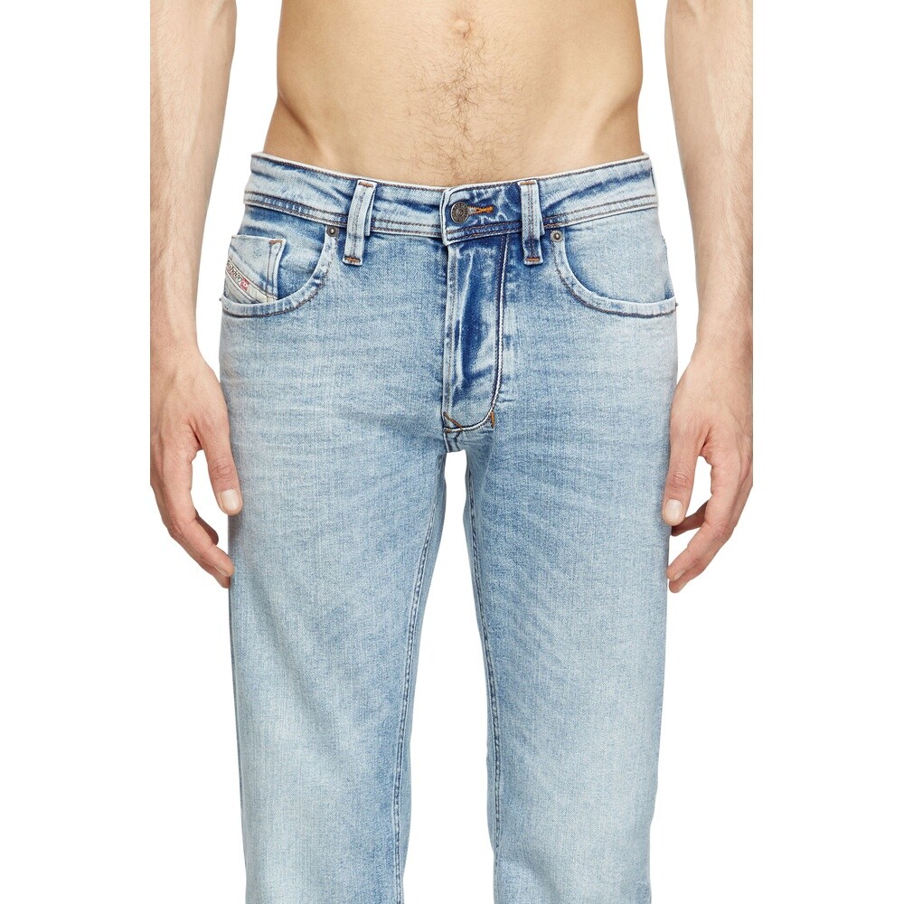 Jeans Urbano Para Hombre Regular Jeans - 1985 Larkee Azul claro