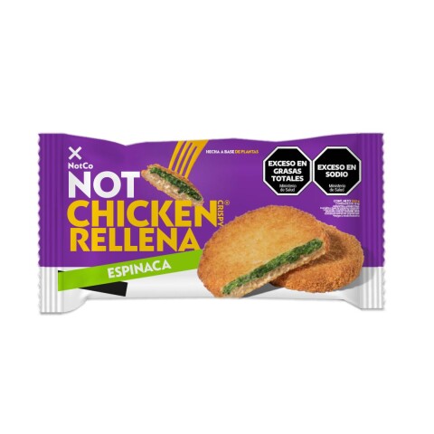 NOT CHICKEN CRISPY RELLENA ESPINACA - 240 GRS Not Chicken Crispy Rellena Espinaca - 240 Grs