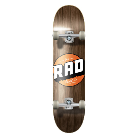 Skate Completo Rad Logo 7.75" - Vintage Maple Skate Completo Rad Logo 7.75" - Vintage Maple