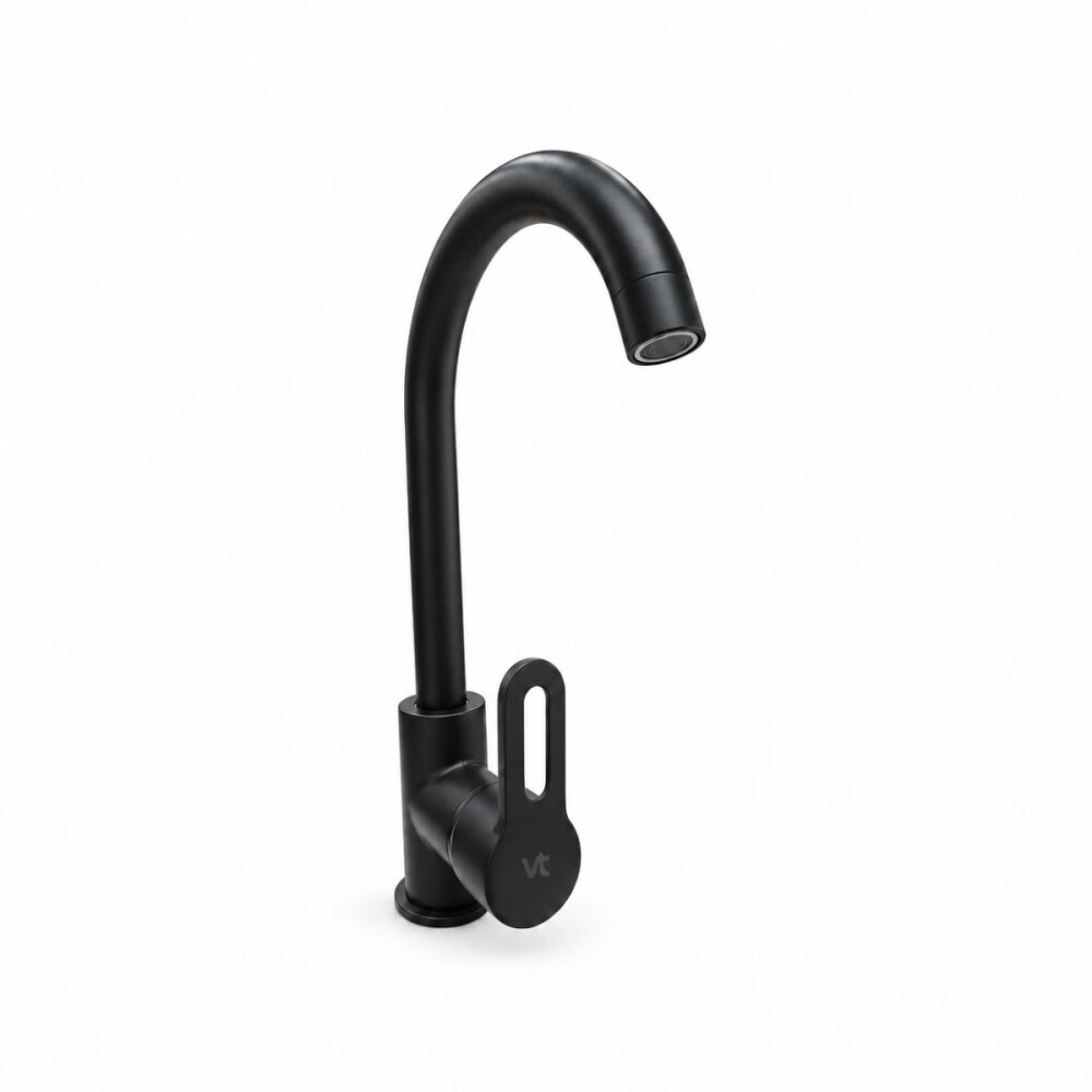 Grifería de Cocina Monocomando de Mesada Noar Pico Alto Negro Mate Grifería De Cocina Monocomando De Mesada Noar Pico Alto Negro Mate