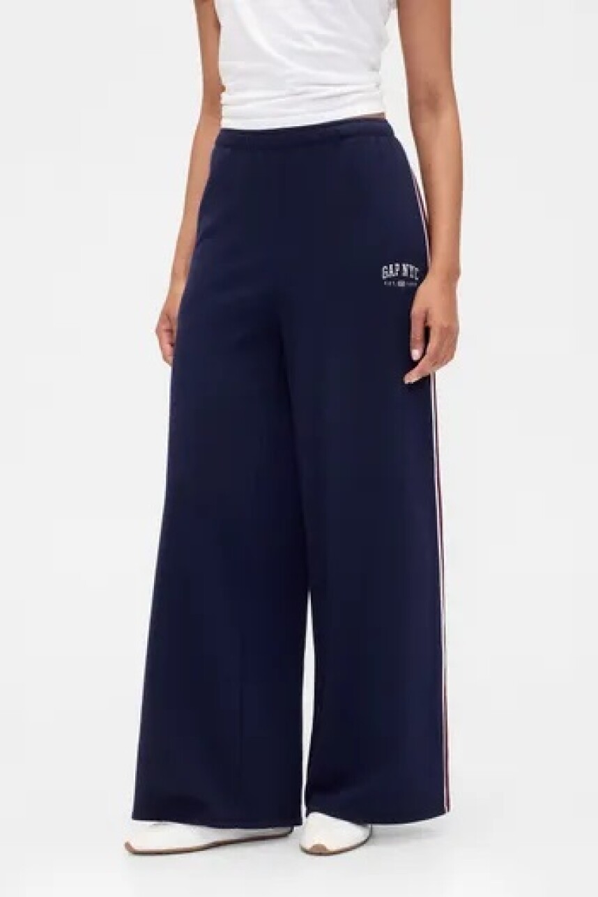 Pantalón Deportivo Super Baggy Mujer Navy Uniform