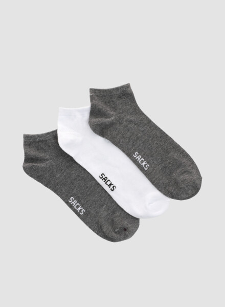 Pack x 3 medias cortas de algodón lisas Variante 45