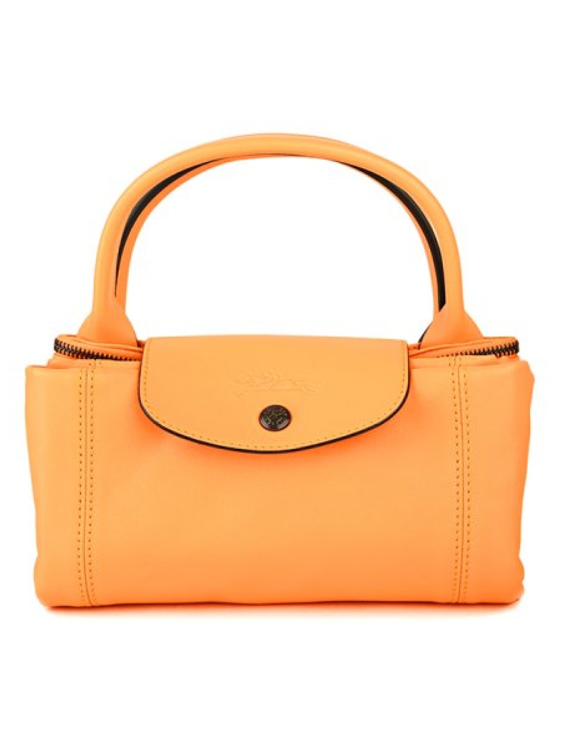 Longchamp -Cartera de cuero plegable, Le pliage cuir Mostaza