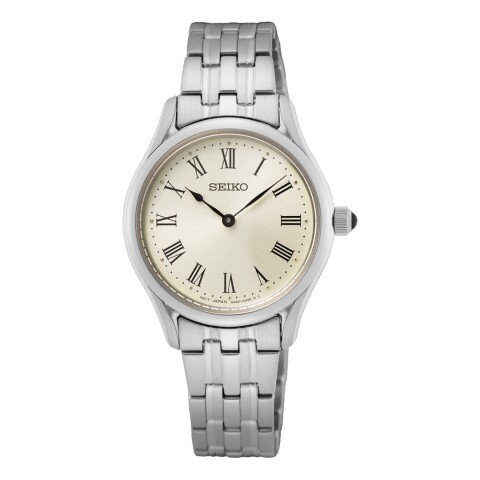 Reloj Seiko SWR069P1 para mujer con correa de acero plateada Plateado