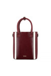 CARTERA MATERA TERRANO DE MANO BORDO CON BLANCO