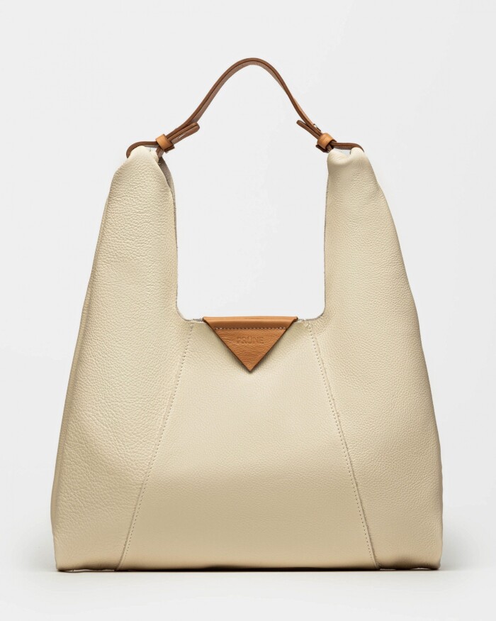 Cartera al hombro The Shopping en cuero graneado Cotton