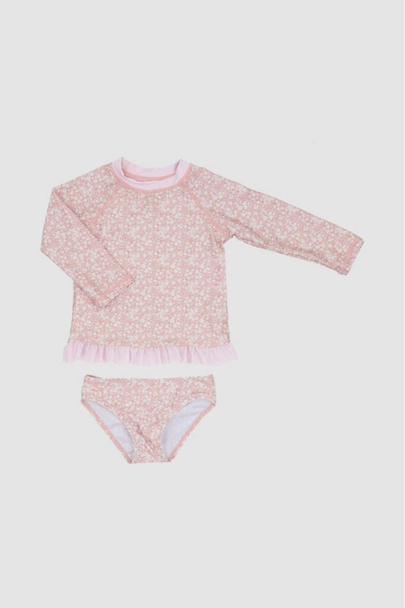 Conjunto playa 6-36m - Rosado 