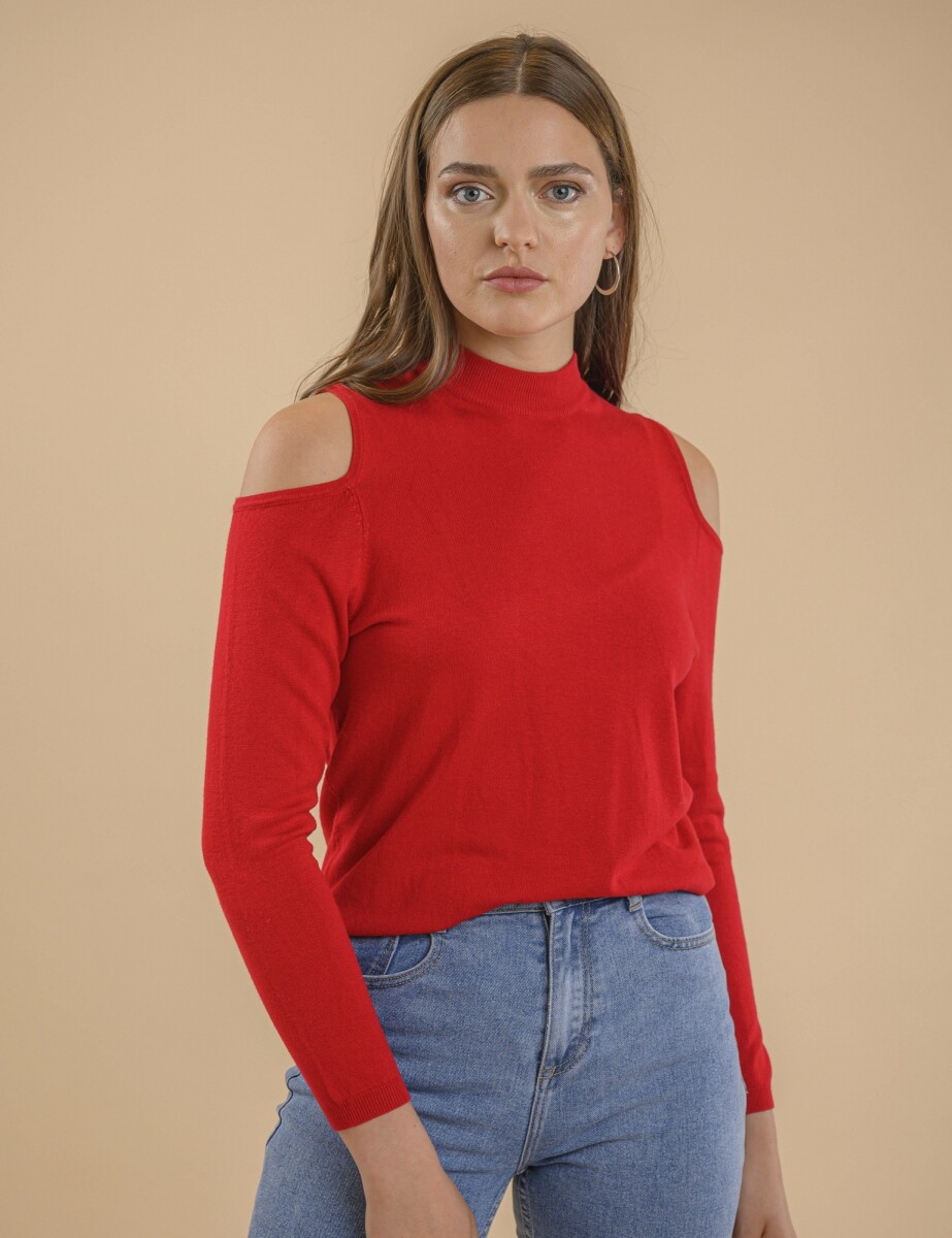 Sweater Shoulders III - Rojo 