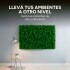 Panel Cesped X2 Pasto Artificial Pared Jardin 60x40cm Muro Panel Cesped X2 Pasto Artificial Pared Jardin 60x40cm Muro