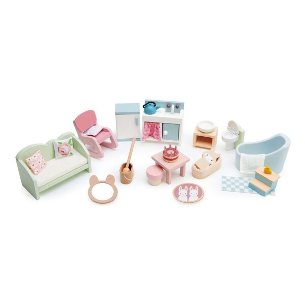Juguete Set De Muebles Tender Leaf Madera Infantil Niño Juguete Set De Muebles Tender Leaf Madera Infantil Niño