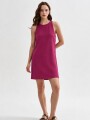 Vestido Risu Fucsia Oscuro
