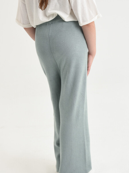 Pantalón moda tejido Verde