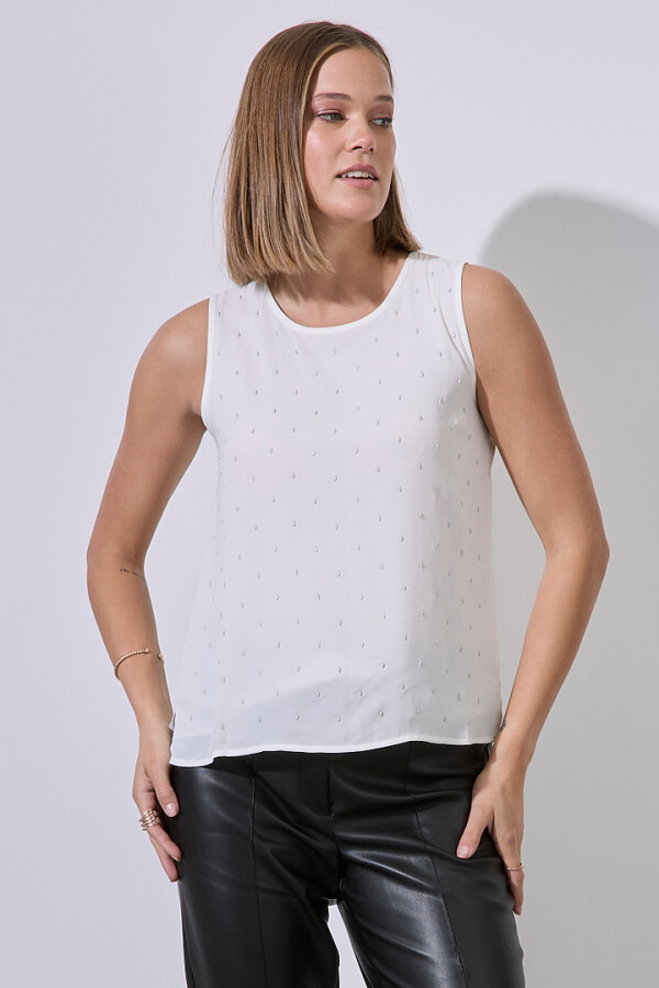 Blusa Gasa BLANCO