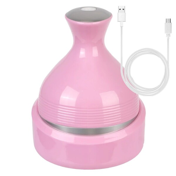 Masajeador Recargable USB Gatos Perros Regulable Con Base Color Variante Rosa