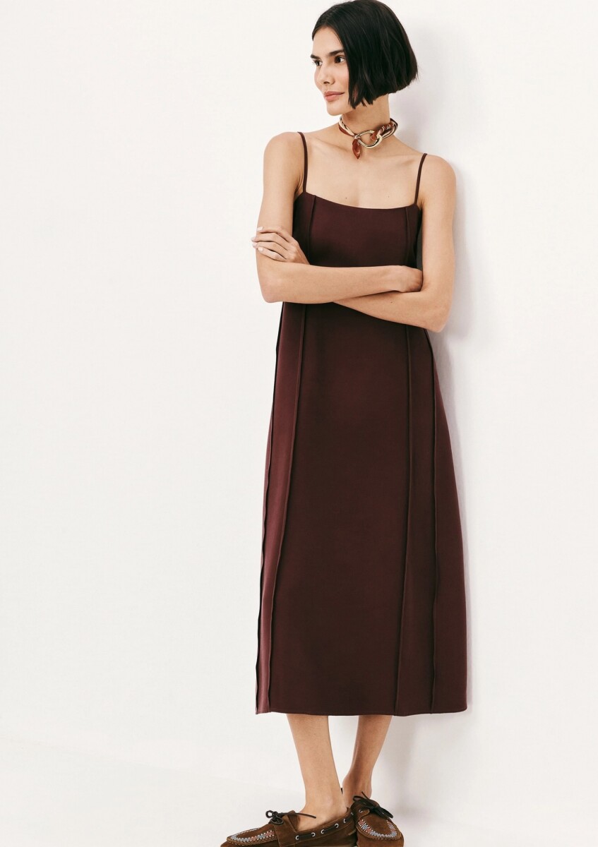 VESTIDOS LARGO SIN MANGAS - ROJO 