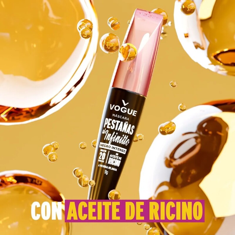 Mascara De Pestañas Vogue Infinitto Negro Intenso Wtp 9 Grs. Mascara De Pestañas Vogue Infinitto Negro Intenso Wtp 9 Grs.