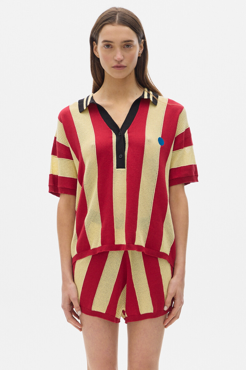 Knit short Jump ST Yellow