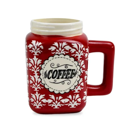 JARRA DESAYUNO CERAMICA F/FRASCO SIN TAPA LABRADA COFFEE CAJA 8X13.8CM 27655 Q36 JARRA DESAYUNO CERAMICA F/FRASCO SIN TAPA LABRADA COFFEE CAJA 8X13.8CM 27655 Q36