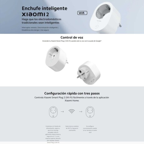 Enchufe inteligente Xiaomi MI Plug 2 V01