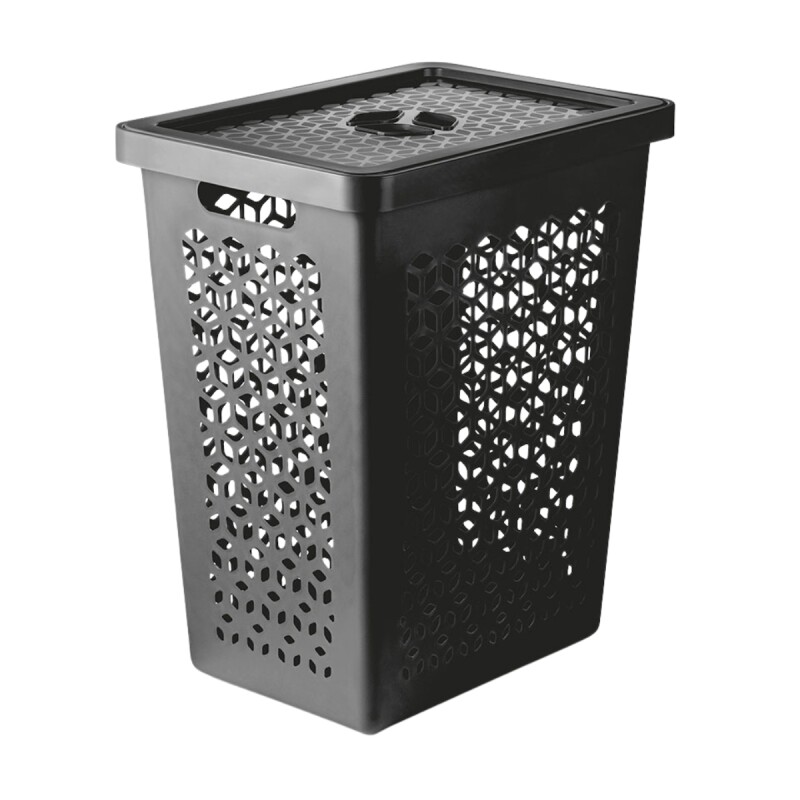 Cesto organizador ropa 55L NEGRO