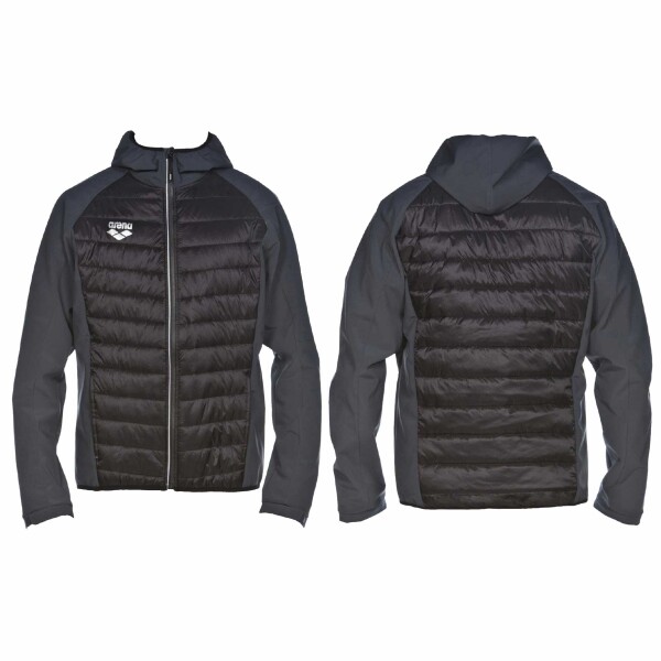 Campera Deportiva Unisex Arena Team Line Collection Jacket Negro y Azul