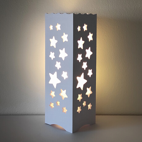 Lámpara Mosaico Rectangular Estrellas