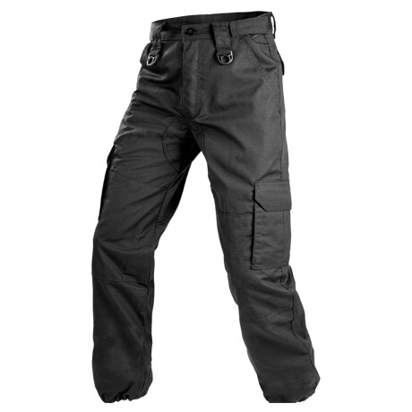 Pantalón táctico 7 bolsillos con puño ajustable Negro