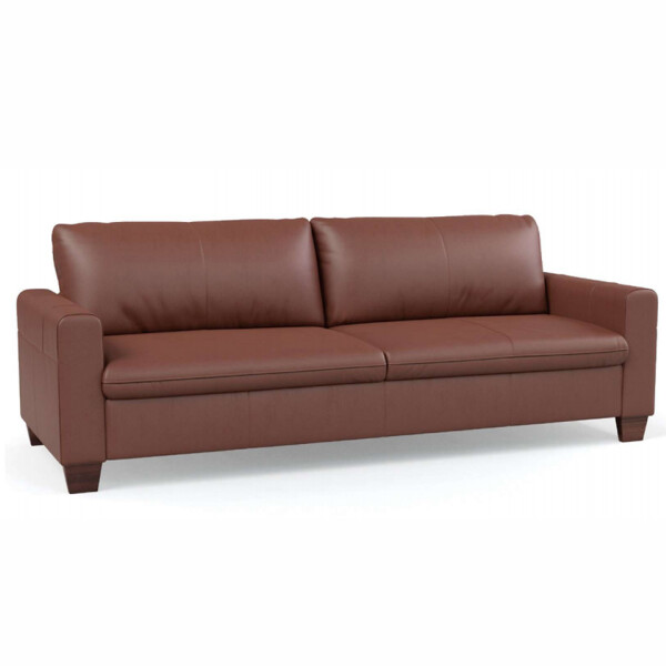 SOFA 100% CUERO - MODELO BLANC - 4 CUERPOS - MARRON SOFA 100% CUERO - MODELO BLANC - 4 CUERPOS - MARRON