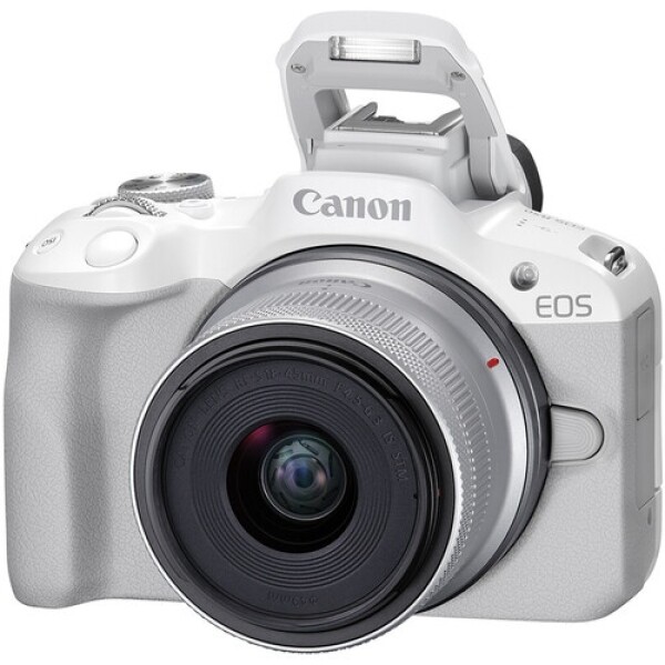 Cámara Mirrorless Canon Eos R50 Con Lente 18-45mm Blanca CAMARA CANON EOS R50 18-45MM