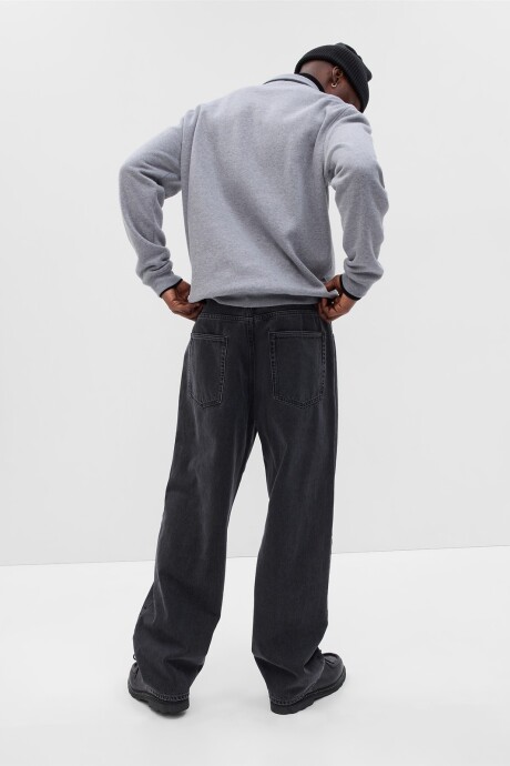 Jean Baggy Hombre Washed Black